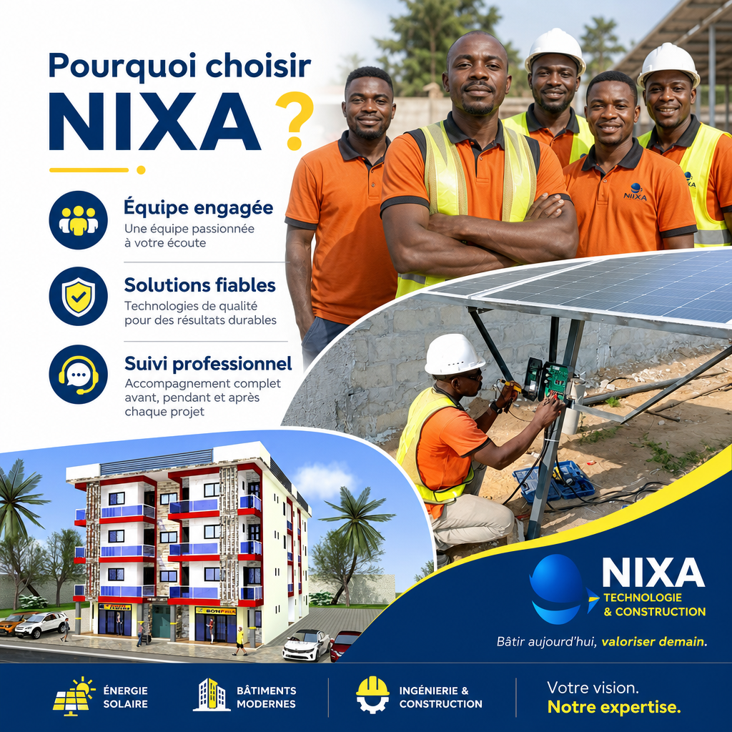 Visuel pourquoi choisir NIXA